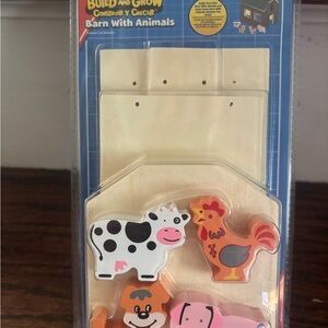Barn with Animals Toy Set